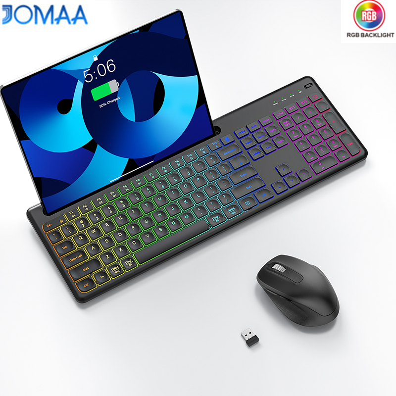 Gaming Keyboard And Mouse Combo Wireless - مريح 2.4G لوحة المفاتيح اللاسلكية ماوس