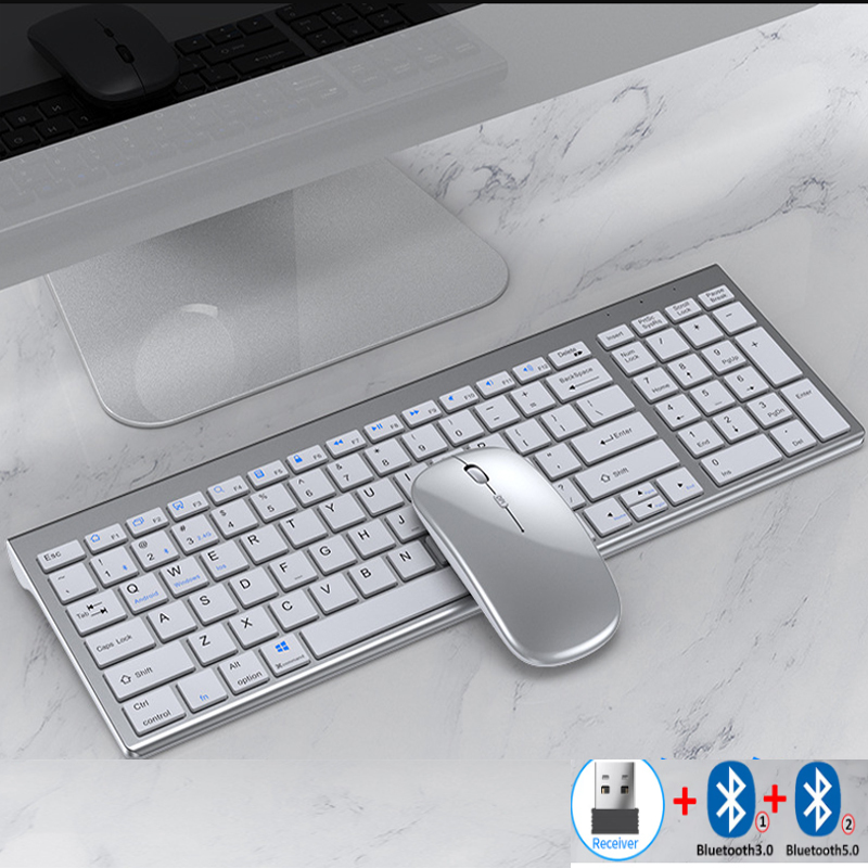 Gaming Keyboard Extension - مجموعة لوحة مفاتيح وماوس بلوتوث رفيعة
