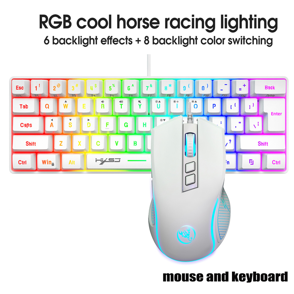 Gaming Keyboard And Mouse Combo Wireless - طقم لوحة مفاتيح وماوس للألعاب، مجموعة