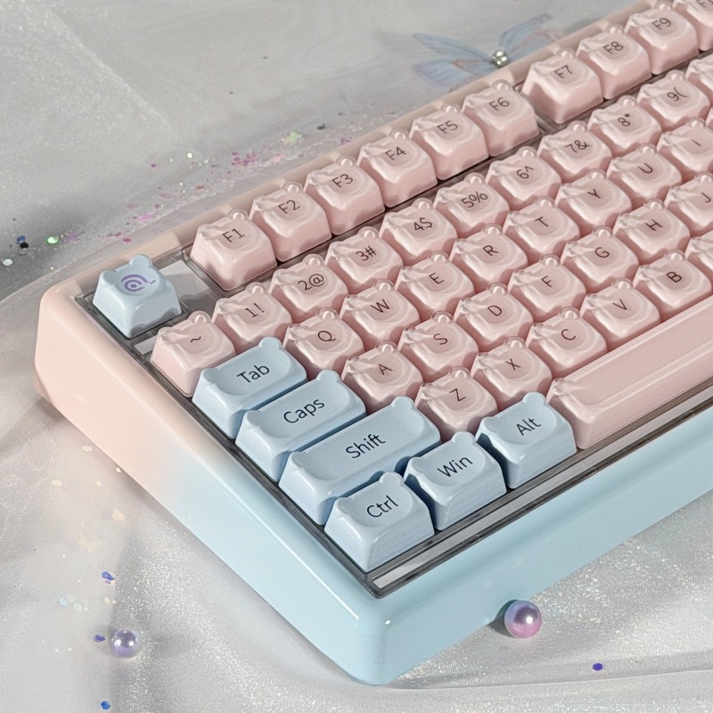 Keyboard Gaming Mac - لوحة مفاتيح ميكانيكية مخصصة ثلاثية الوضع