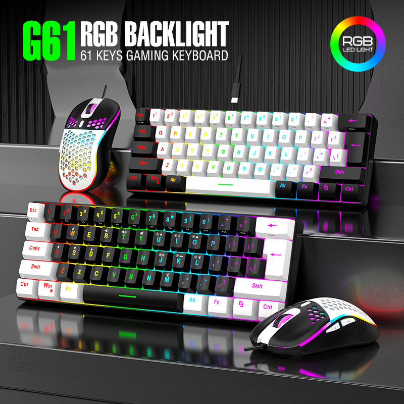 Gaming Keyboard Extension - مجموعات لوحة مفاتيح وماوس للألعاب بإضاءة