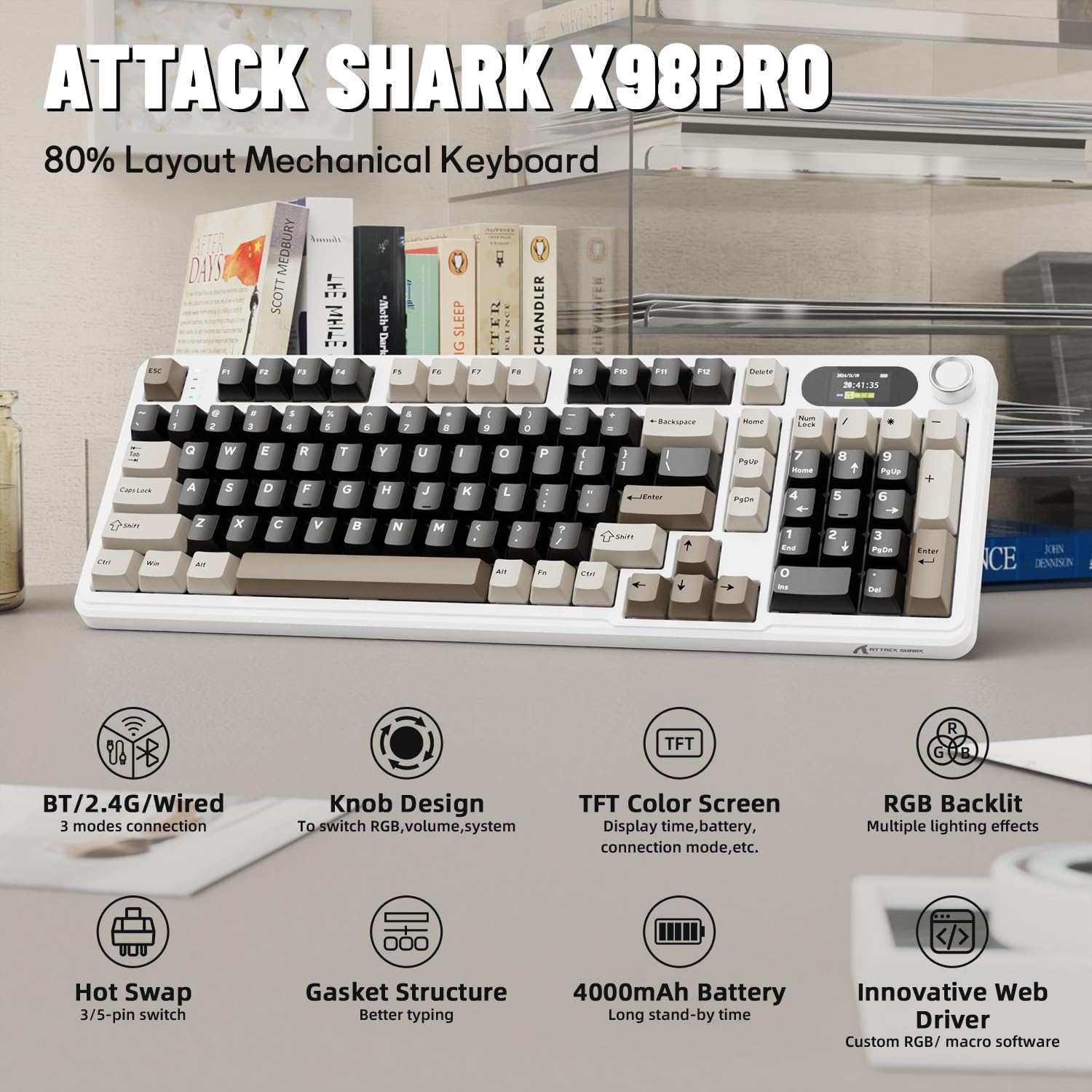 لوحة مفاتيح ميكانيكية لاسلكية  - مراجعة Keyboard Gaming Mac وسعره
