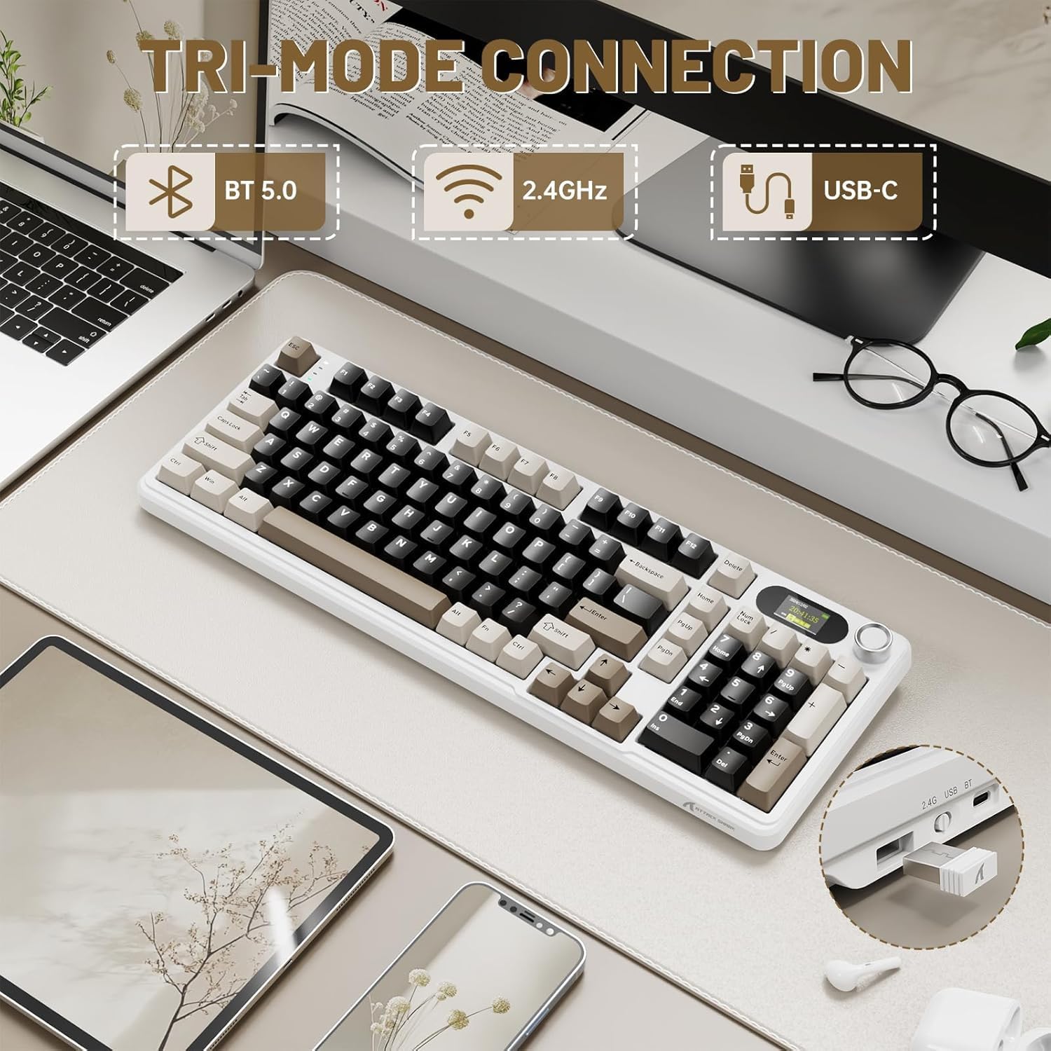 لوحة مفاتيح ميكانيكية لاسلكية  - مراجعة Keyboard Gaming Mac وسعره
