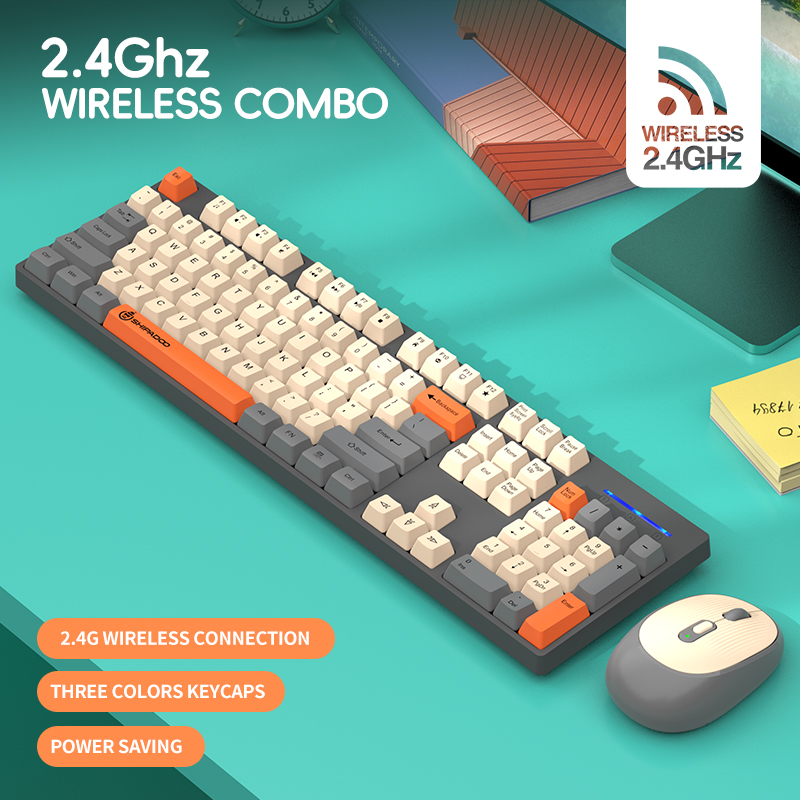 لوحة مفاتيح وفأرة لاسلكية 2.4  - مراجعة Gaming Keyboard And Mouse Combo Wireless وسعره