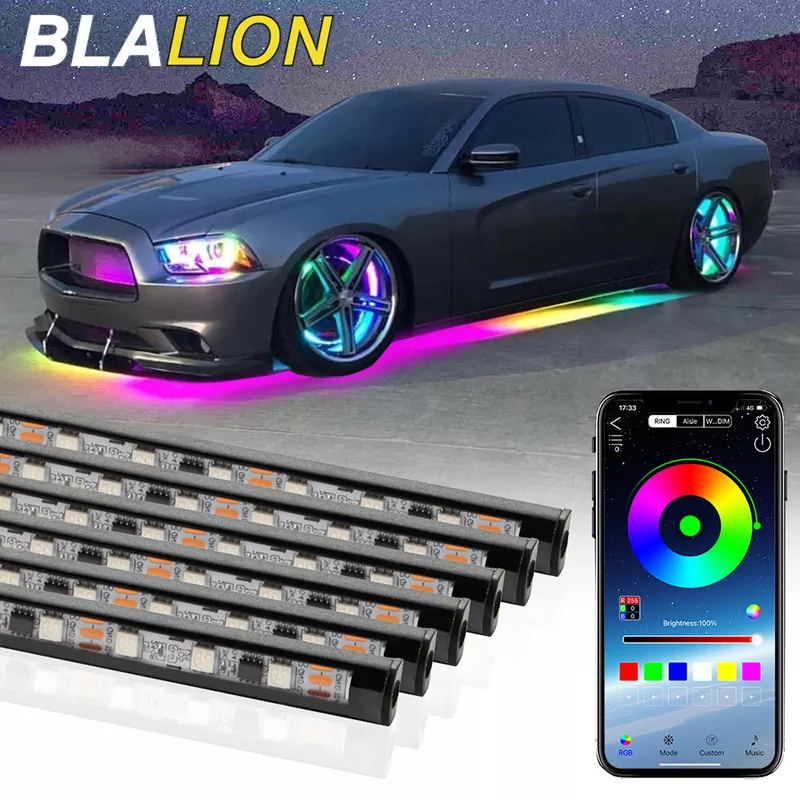 سيارة معدنية مرنة Underglow قط - مراجعة Rgb Underglow Strip وسعره