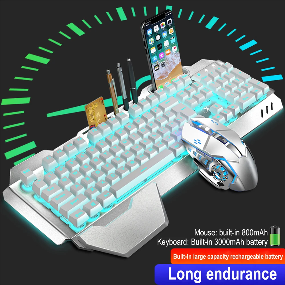 K680 لوحة مفاتيح وماوس لاسلكي  - مراجعة Gaming Keyboard And Mouse Combo Wireless وسعره