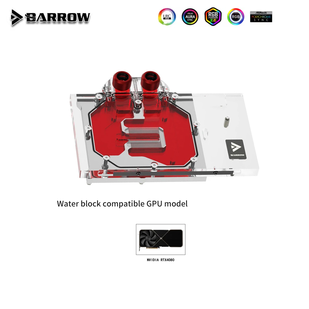 Barrow GPU Water Block لبطاقة  - مراجعة Nvidia Vga Rtx 4080 وسعره