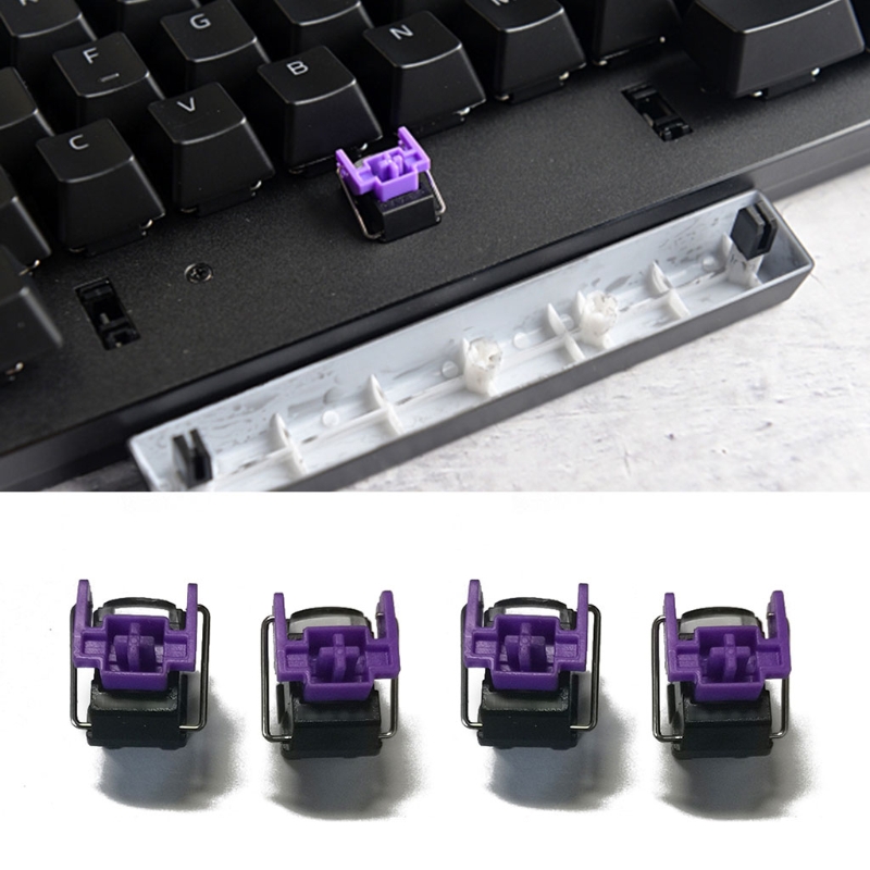 الماسح الأرجواني مفاتيح البصري - مراجعة Gaming Keyboard Hot Swappable وسعره