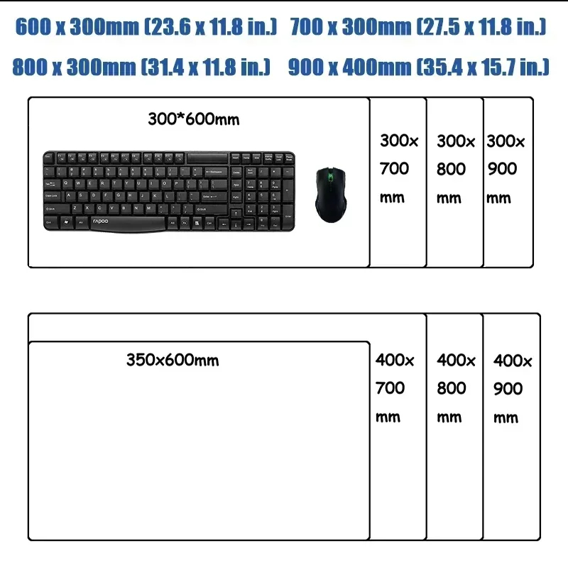 لوحة ماوس مخصصة الطباعة، سجادة - مراجعة Gaming Keyboard Mouse وسعره