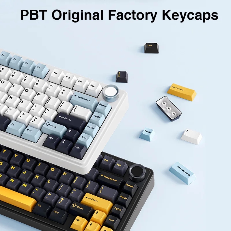 AULA F75 2.4G لوحة مفاتيح ميكا - مراجعة Gaming Keyboard Blue Switches وسعره