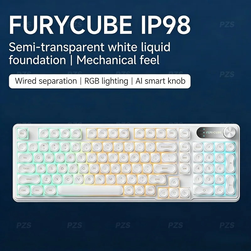 لوحة مفاتيح ألعاب سلكية IP98 F - مراجعة Gaming Keyboard Ip98 وسعره