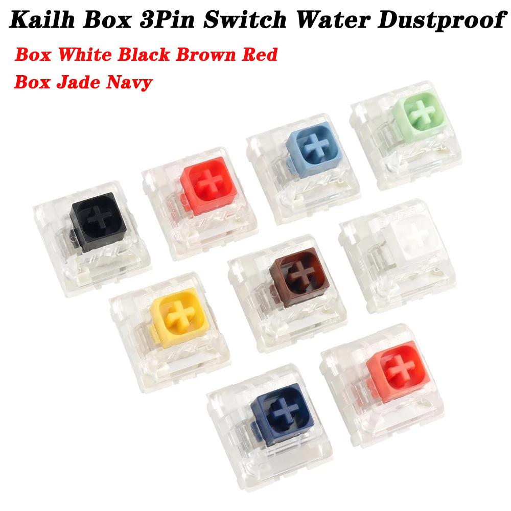 Kailh BOX Mx مفاتيح أبيض أحمر  - مراجعة Gaming Keyboard Blue Switches وسعره