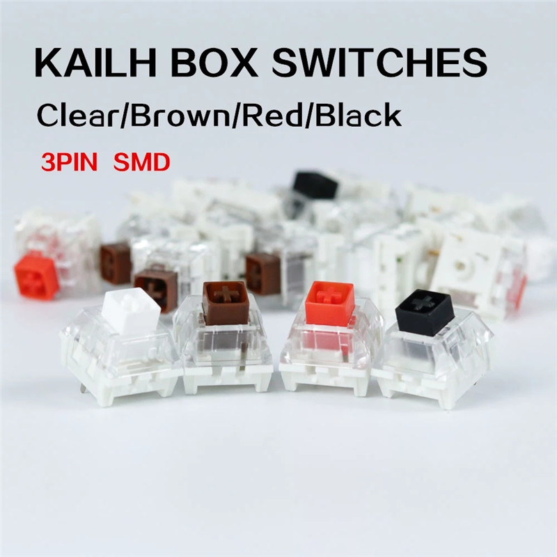 Kailh BOX Mx مفاتيح أبيض أحمر  - مراجعة Gaming Keyboard Blue Switches وسعره